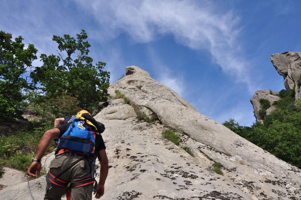 la via ferrata