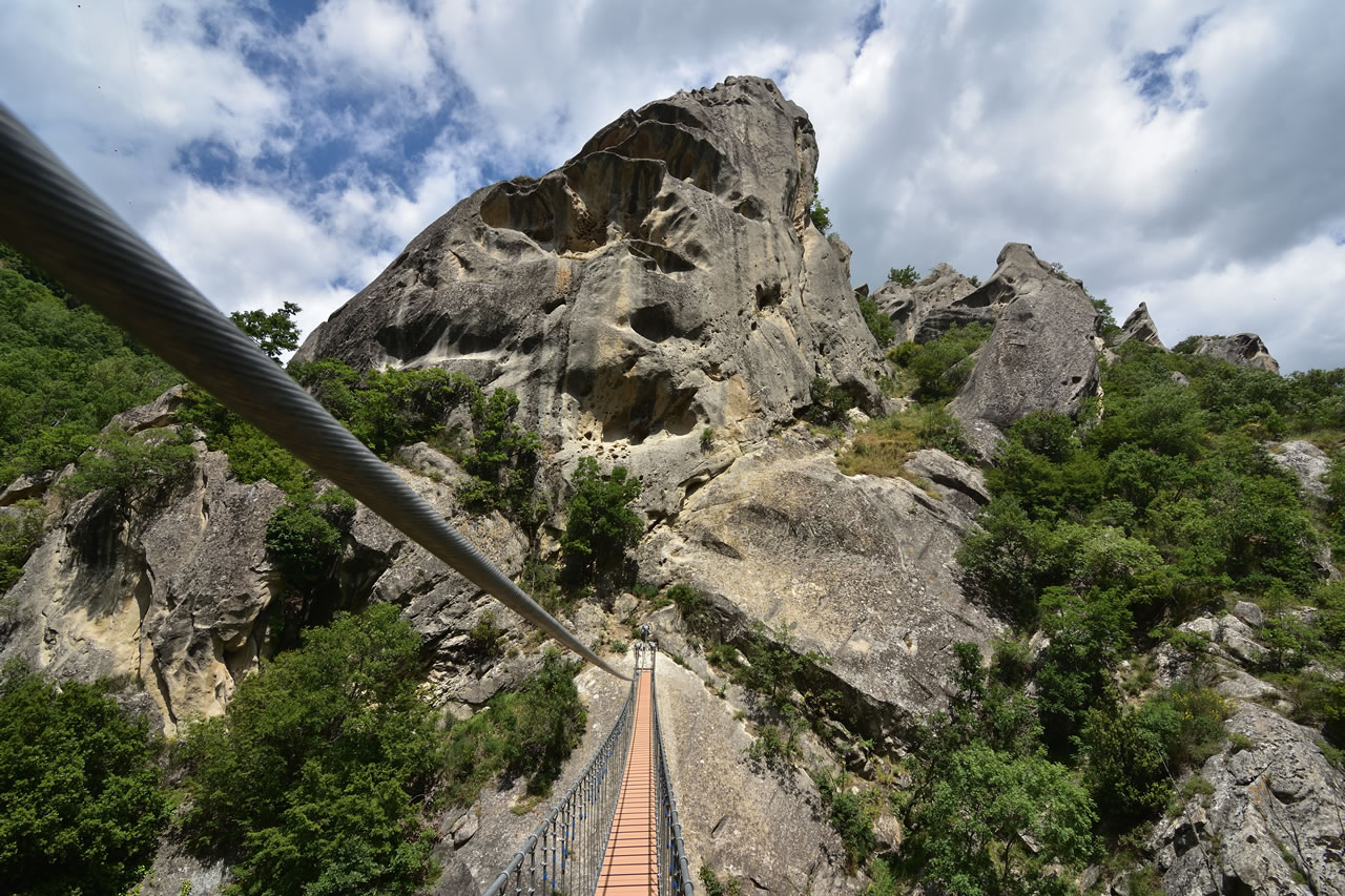 Ponte Nepalese delle Dolomiti Lucane